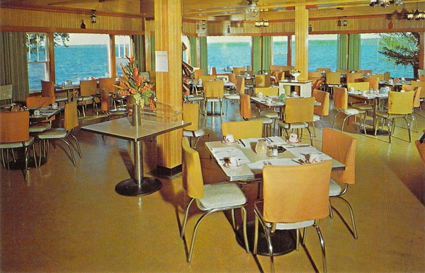 Weber Resort (Webers Resort, Gogebic Lodge) - Old Postcard View (newer photo)